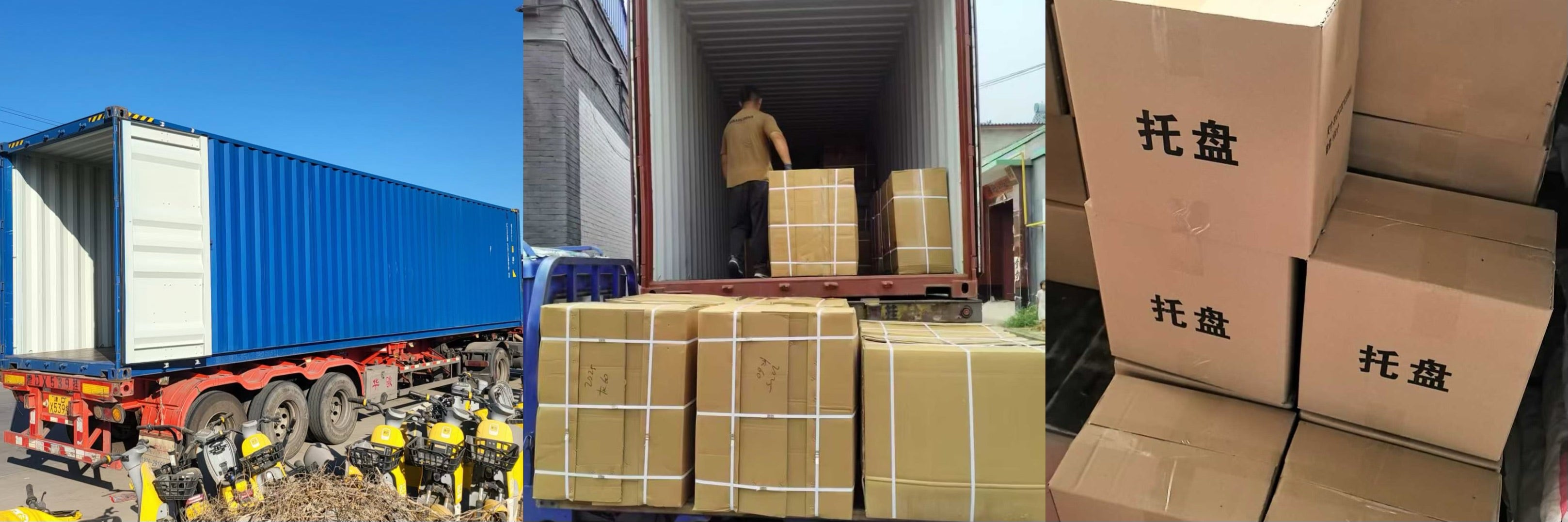 Packed Yuropet pet carrier cartons prepared for shipment