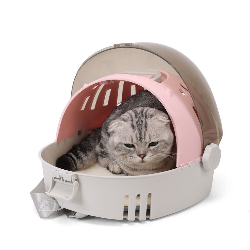 Front-Opening Hard-Shell Pet Carrier Backpack