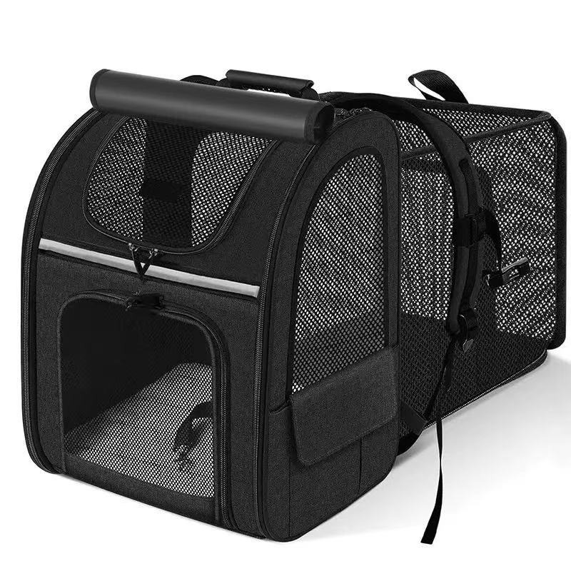 Expandable Soft-Sided Pet Carrier Backpack