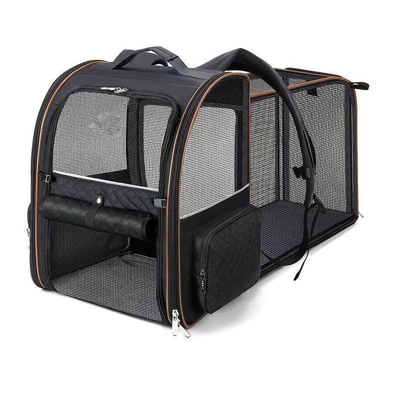 Expandable Pet Carrier with Car Seat Strap