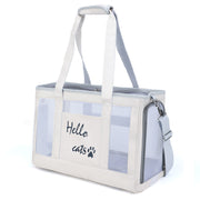 Mesh-Panel Pet Carrier Tote