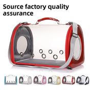 Transparent Pet Carrier Tote with Front Entry