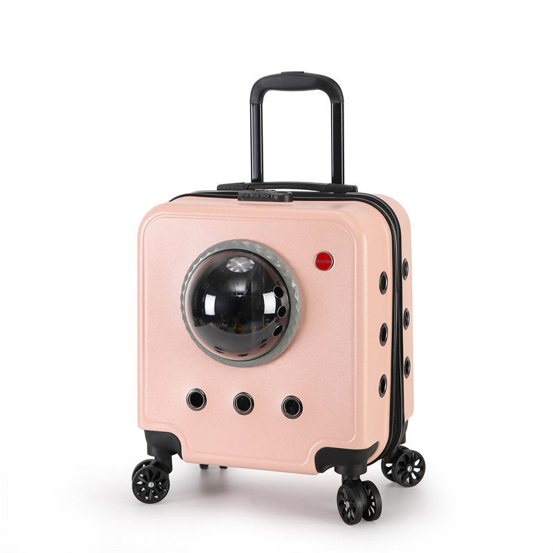 Hard-Shell Wheeled Pet Carrier