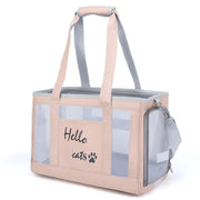 Mesh-Panel Pet Carrier Tote