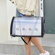 Transparent Pet Carrier Tote with Front Entry