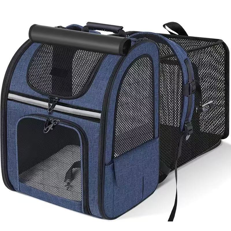 Expandable Soft-Sided Pet Carrier Backpack