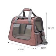 Structured Pet Carrier Tote