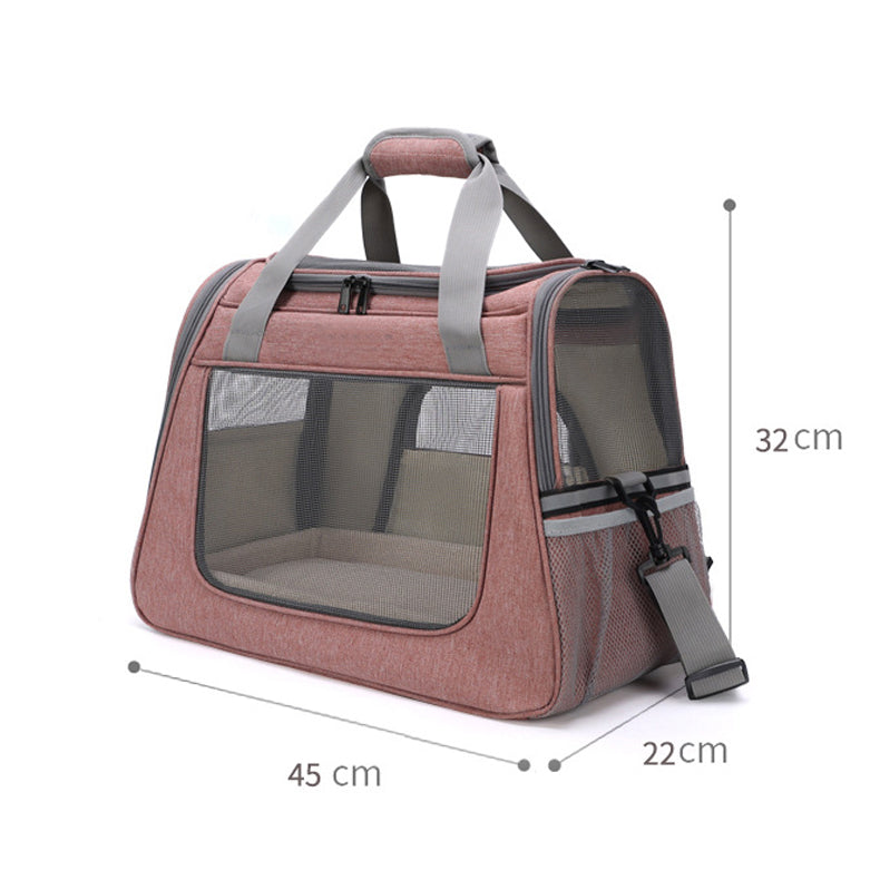 Structured Pet Carrier Tote