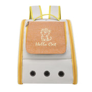 Structured Pet Carrier Backpack with Front Window