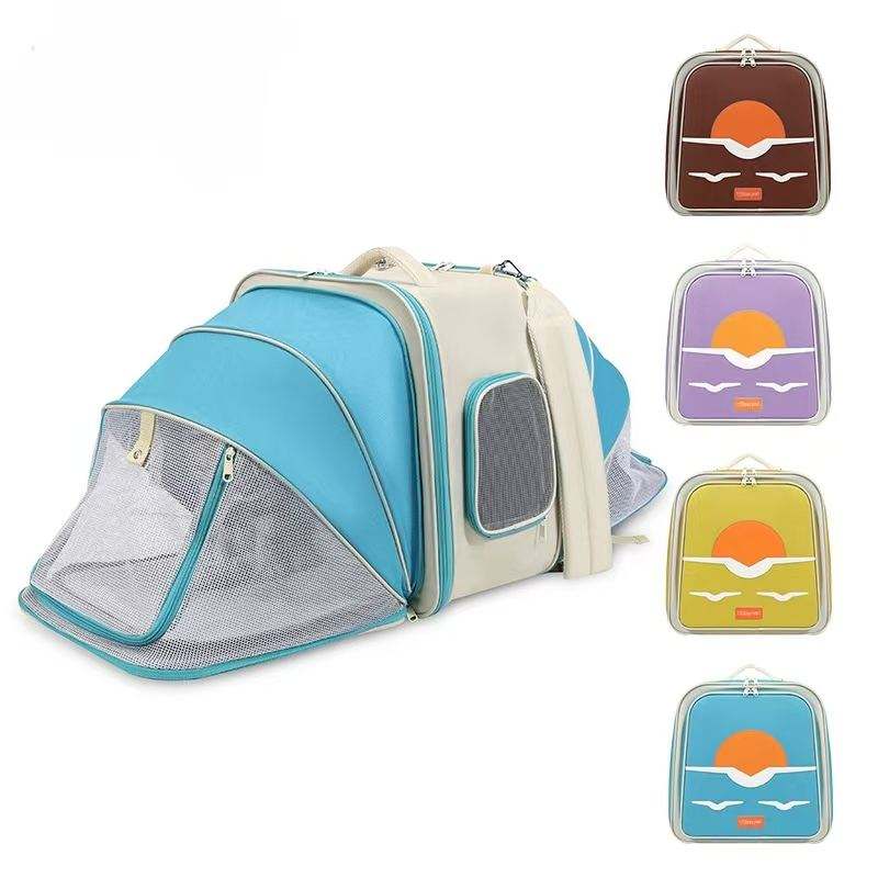 Wide-Expansion Pet Carrier Backpack