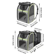 Expandable Soft-Sided Pet Carrier Backpack