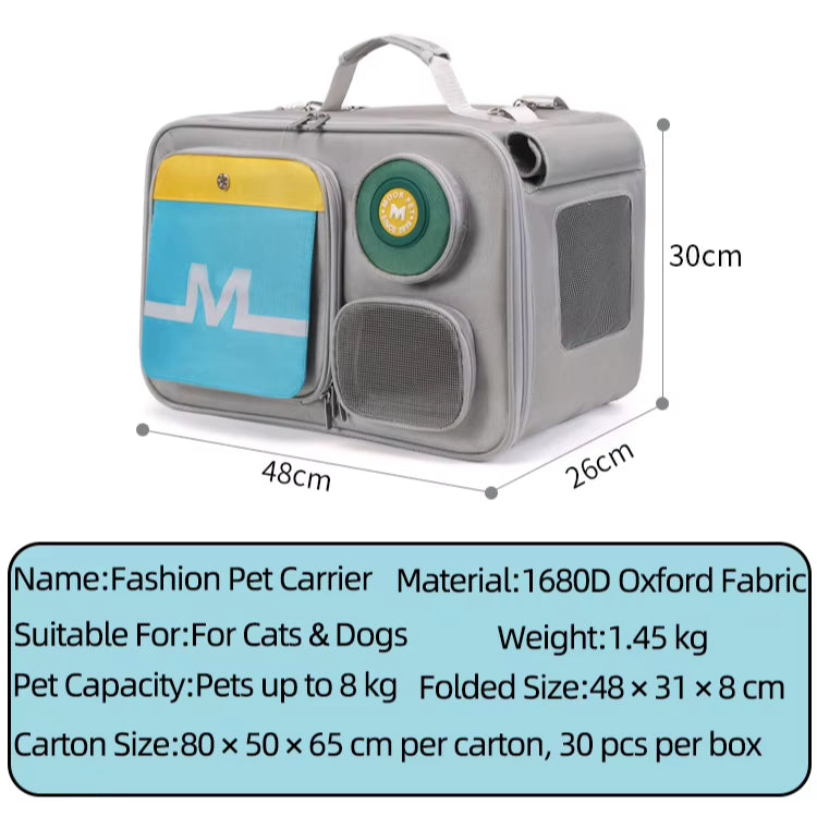 Soft-Sided Pet Carrier Tote