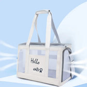 Mesh-Panel Pet Carrier Tote