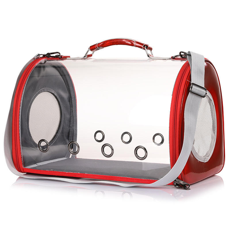 Transparent Pet Carrier Tote with Front Entry