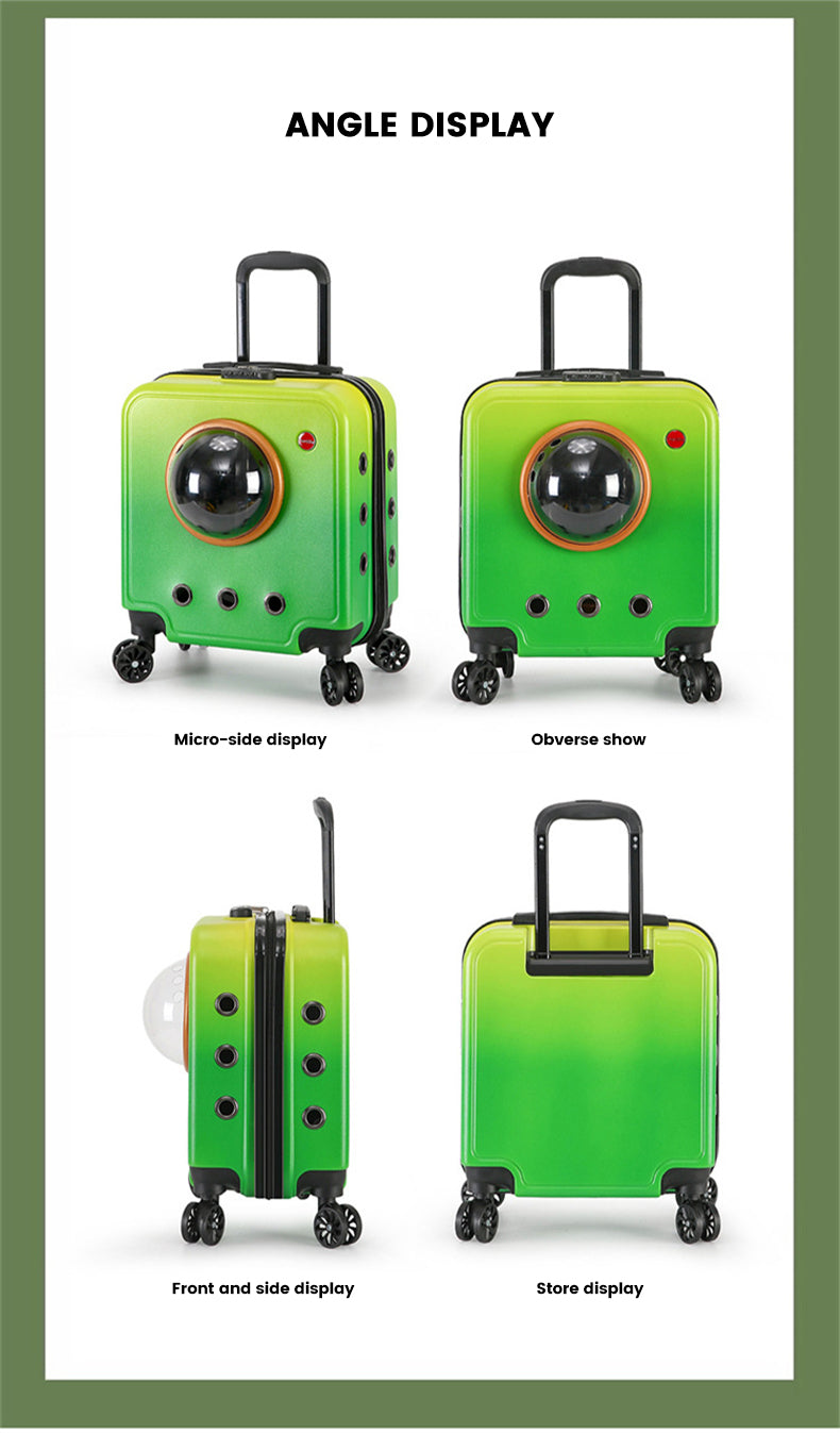 Hard-Shell Wheeled Pet Carrier