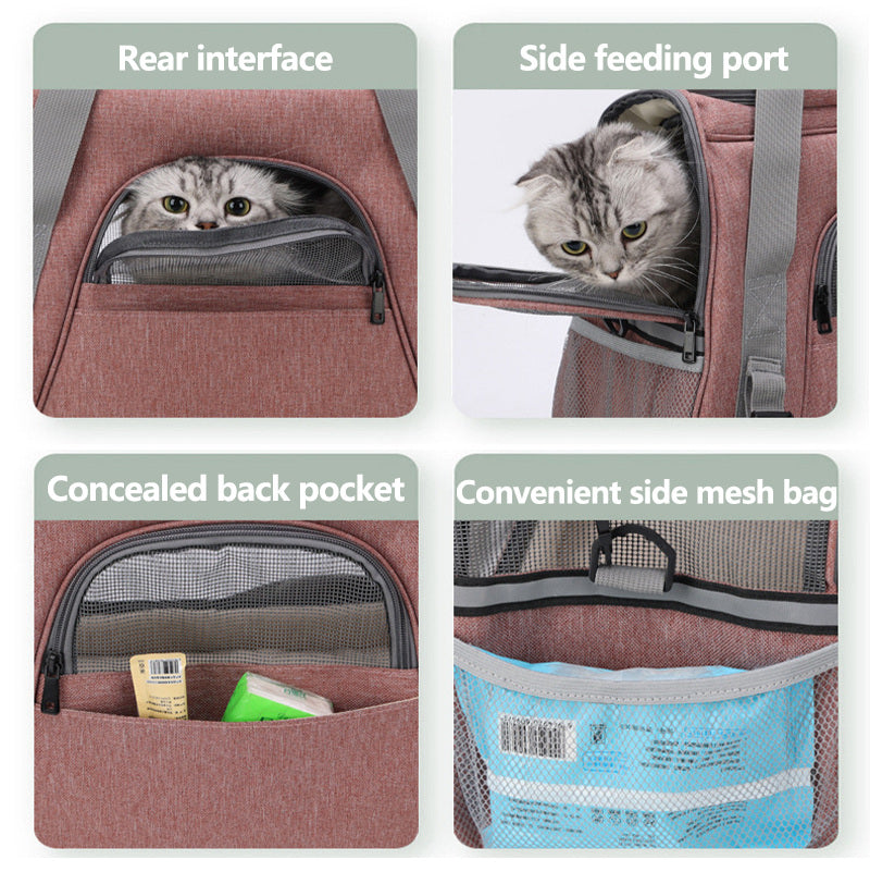 Structured Pet Carrier Tote
