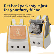 Structured Pet Carrier Backpack with Front Window