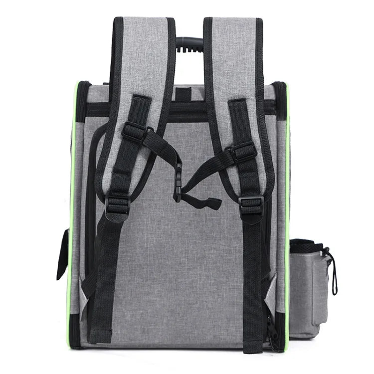 Expandable Soft-Sided Pet Carrier Backpack
