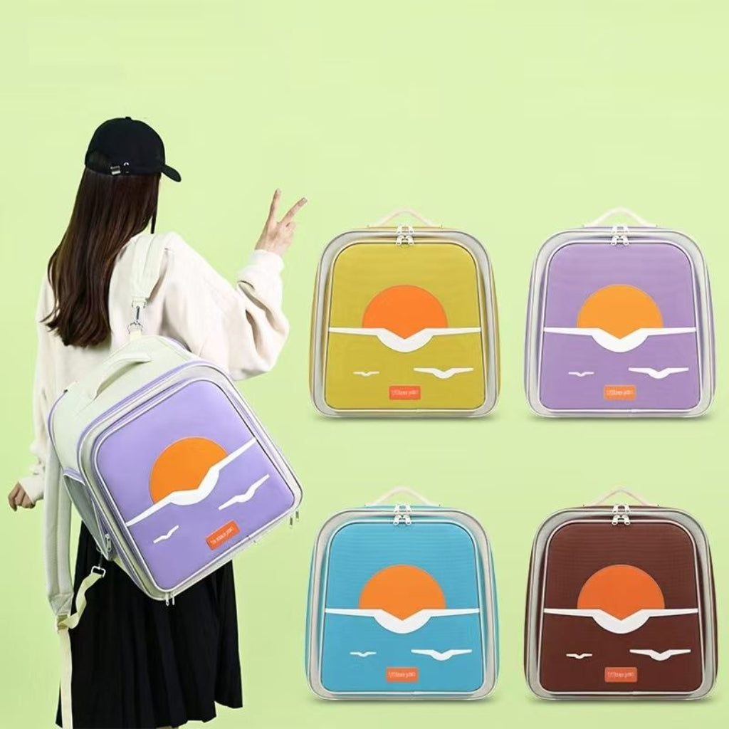 Wide-Expansion Pet Carrier Backpack