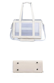 Mesh-Panel Pet Carrier Tote