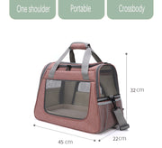 Structured Pet Carrier Tote