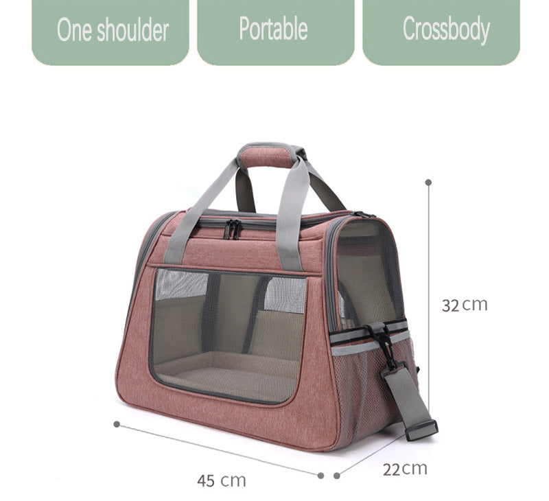Structured Pet Carrier Tote