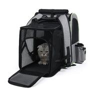 Expandable Soft-Sided Pet Carrier Backpack