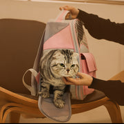 Pet Carrier Backpack with Dual Front Pockets