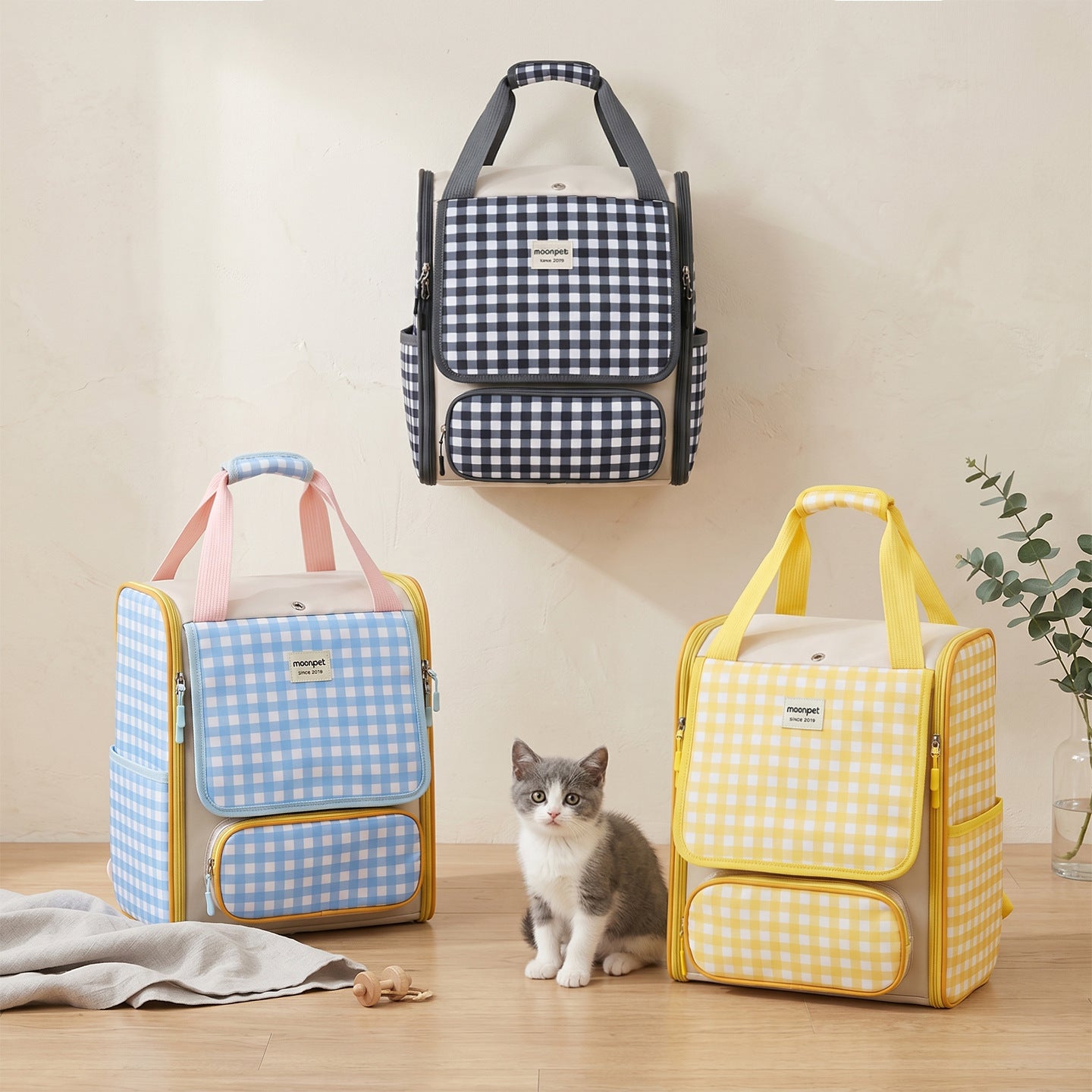 Convertible Pet Carrier Tote & Backpack for Small Pets