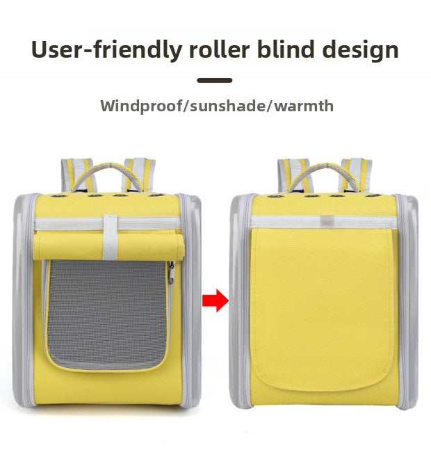 Pet Carrier Backpack with Side Window Covers