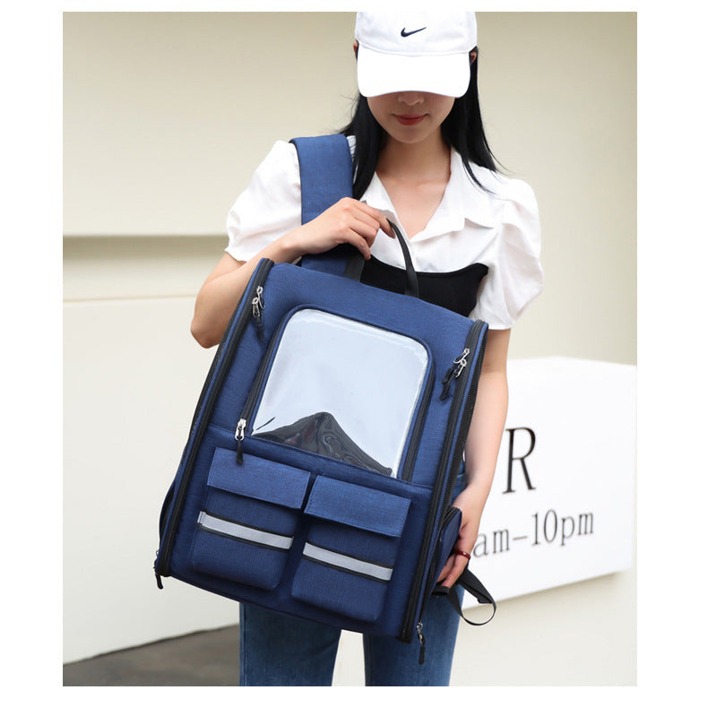 Pet Carrier Backpack with Trolley Version