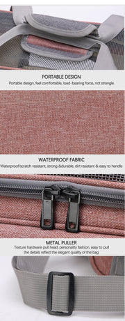 Structured Pet Carrier Tote