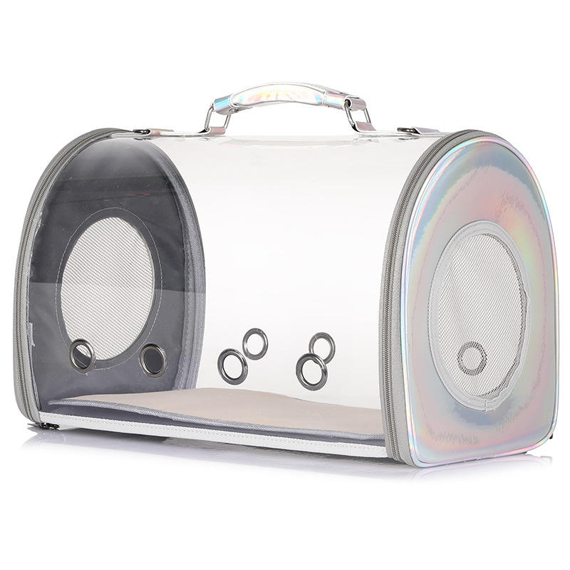 Transparent Pet Carrier Tote with Front Entry