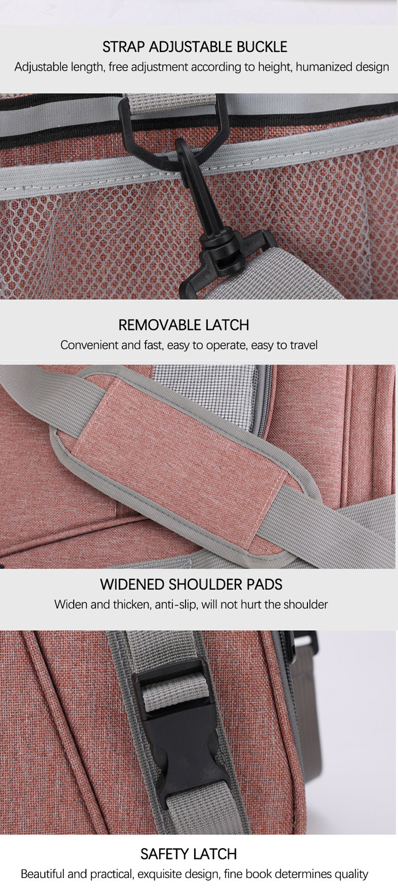 Structured Pet Carrier Tote