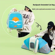 Wide-Expansion Pet Carrier Backpack