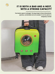 Hard-Shell Wheeled Pet Carrier