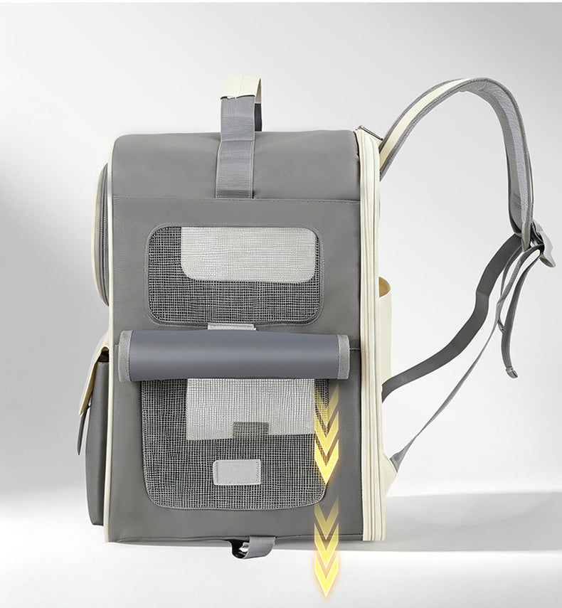 Convertible Pet Carrier Backpack with Standard & Wheeled Options
