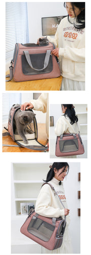 Structured Pet Carrier Tote
