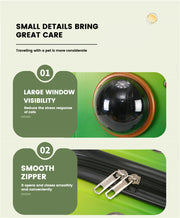 Hard-Shell Wheeled Pet Carrier