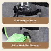 Expandable Soft-Sided Pet Carrier Backpack