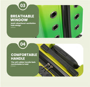 Hard-Shell Wheeled Pet Carrier