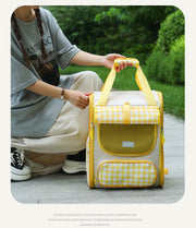 Convertible Pet Carrier Tote & Backpack for Small Pets