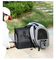 Expandable Soft-Sided Pet Carrier Backpack