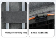 Polyester Wheeled Pet Carrier with Trolley