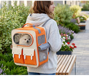 Convertible Pet Carrier Backpack with Standard & Wheeled Options