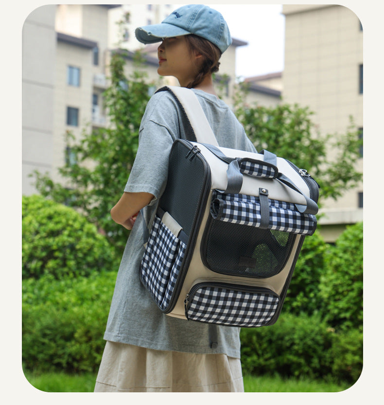 Convertible Pet Carrier Tote & Backpack for Small Pets
