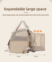 Nylon Expandable Pet Carrier Backpack