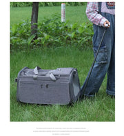 Large Oxford Wheeled Pet Carrier