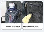 Polyester Wheeled Pet Carrier with Trolley
