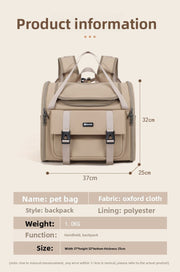 Nylon Expandable Pet Carrier Backpack